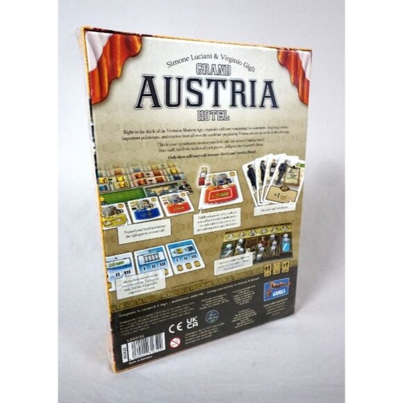 Grand Austria Hotel Board Game - Lookout Games - NEW/SEALED - Picture 3 of 7